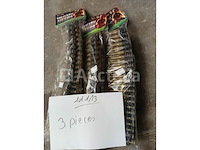 Set van 4 kinderspeelgoedzwaarden - nieuw set van 3 packs carnival speelgoed voor militair - nieuw set van 8 pakjes cowboyspeelgoed - nieuw set van 10 toy gun en andere carnaval - nieuw set van 12 trompet-party-bedankpakketten - nieuw set van 19 belgische supporterboxen - nieuw set van 28 pakjes kleine mini-trompetten - nieuw set van 27 pakketten met carnavals- en andere diverse items - nieuw set van 12 mysterieuze versieringen - nieuw set van 10 schoudervullingen voor kermiskostuums - nieuw - afbeelding 4 van  10