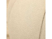 Set van 4 lotus pouf - licht beige krulwol ca1 45 cm x 45 cm - afbeelding 3 van  4