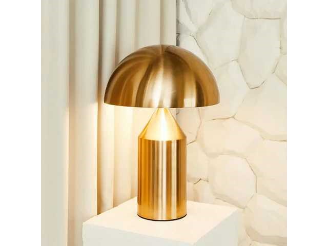 Set van 4 massolo nachtlampen 35x50 goudoranje - afbeelding 2 van  4