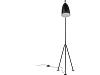 Set van 4 modelo vloerlampen - gobo - matt zwart - afbeelding 2 van  5
