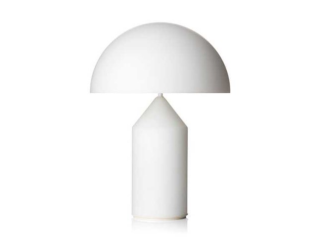 Set van 4 nachtlampen / tafels wit mat 35 x 50 cm - afbeelding 5 van  5