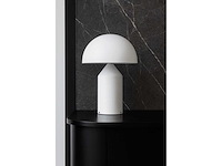 Set van 4 nachtlampen / tafels wit mat 35 x 50 cm - afbeelding 2 van  5