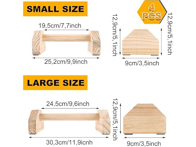 Set van 4 opdrukgrepen - afbeelding 4 van  4
