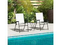 Set van 4 opvouwbare tuinstoelen, tuinstoelen - afbeelding 7 van  8