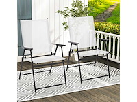 Set van 4 opvouwbare tuinstoelen, tuinstoelen - afbeelding 8 van  8