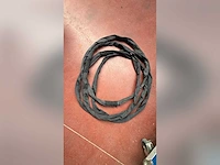 Set van 4 professionele staalkabel hijsstrop – 2 ton – 1 meter – benca