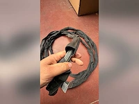Set van 4 professionele staalkabel hijsstrop – 2 ton – 1 meter – benca - afbeelding 3 van  5