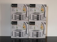 Set van 4 roestvrijstalen theewarmers migros cucina & tavola - afbeelding 1 van  3