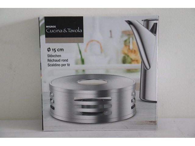 Set van 4 roestvrijstalen theewarmers migros cucina & tavola - afbeelding 2 van  3