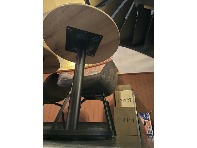 Set van 4 zeteltjes en 2 tafeltjes - afbeelding 3 van  7