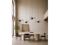 Set van 4 zwarte vola-lampen - inspiration vertigo 80cm diameter - afbeelding 2 van  7