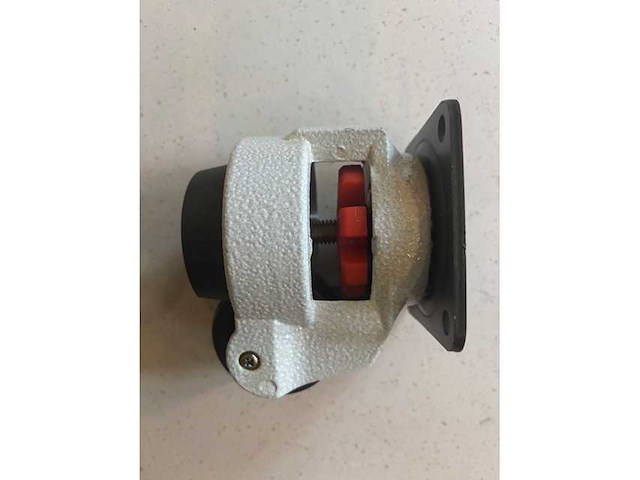 Set van 4 zwenkwielen /egaliseerwielen zwaar (4x) - afbeelding 1 van  4