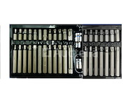 Set van 40 allen shank moersleutels torx, spline kraft&dele - afbeelding 2 van  2