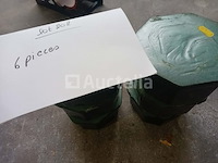 Set van 48 grote a4-mappen - nieuw set van 12 grote zakjes crêpepapier - nieuw voor doe-het-zelf of anders - nieuw set van 6 potten voor bloemstukken - nieuw set van 47 pakketten kleurmaskers - nieuw - afbeelding 2 van  4