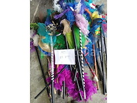Set van 49 kermisstokken set van 27 carnival soumonce of andere stokken set van 10 carnival clown sticks pakketten - nieuw - afbeelding 3 van  3