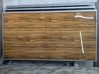 Set van 5 decoratieve panelen houten marmeren effect bouwmateriaal