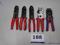 Set van 5 diverse tangen - knipex - afbeelding 1 van  2