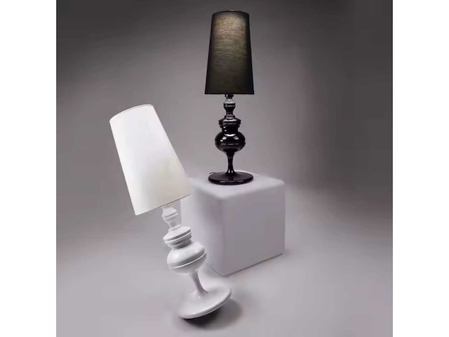 Set van 5 josephine metala tafellampen - wit - afbeelding 4 van  5