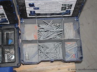 Set van 5 opbergdozen - berner - bera clic toebehoren - schroeven, pluggen, montagetoebehoren - afbeelding 3 van  4