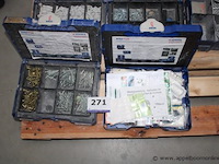 Set van 5 opbergdozen - berner - bera clic toebehoren - schroeven, pluggen, montagetoebehoren - afbeelding 4 van  4