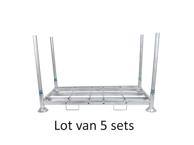 Set van 5 stapelrekken 1800x1060x320mm - afbeelding 1 van  1