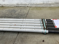 Set van 5 tapse elektriciteitspalen lengte 5,8m - afbeelding 3 van  4