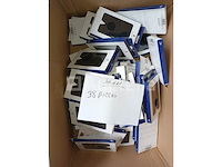 Set van 504 beschermende maskers - nieuw set van 26 mappen - nieuw set van 142 decoratieve items, doe-het-zelf, kleuren enzovoort - nieuw partij 38 deco dolphin - nieuw lot van 41 diverse verkoopartikelen - nieuw lot van 33 stukken - nieuw set van 38 diverse mobiele telefoonhoesjes - nieuw set van 10 pakjes van 25 jumbo rietjes - nieuw - afbeelding 2 van  10