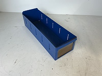 Set van 51 gebruikte metalen schafer magazijnbakken - afbeelding 1 van  5