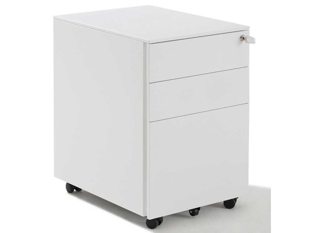 Set van 6 bureauvoetstukken wit (nieuw) - afbeelding 2 van  4