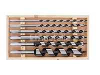 Set van 6 houten boorbits 230 mm 6-25 mm kraft&dele - afbeelding 2 van  2