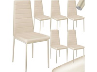 Set van 6 moderne eetkamerstoelen - afbeelding 2 van  5