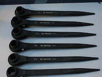 Set van 6 ringsleutels - king tony - 22-24 mm, 1500 - afbeelding 1 van  2