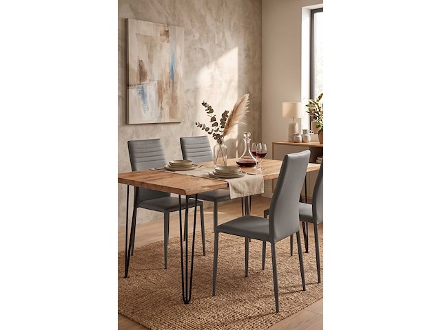 Set van 6 stoelen broadway - grijs - afbeelding 1 van  6