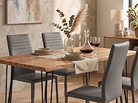 Set van 6 stoelen broadway - grijs - afbeelding 1 van  6