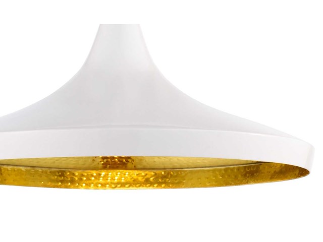 Set van 7 brede hanglampen van 36 cm diameter wit - afbeelding 2 van  3