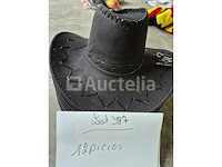 Set van 7 cowboyhoeden - nieuwe set van 6 strocowboyhoeden - nieuwe set van 8 cowboyhoeden - nieuw set van 3 cowboyhoeden - nieuwe set van 3 cowboyhoeden - nieuwe lot van 12 hoogwaardige cowboyhoeden - nieuw - afbeelding 3 van  6