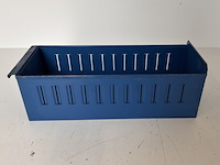 Set van 70 gebruikte metalen schafer magazijnbakken - afbeelding 4 van  5