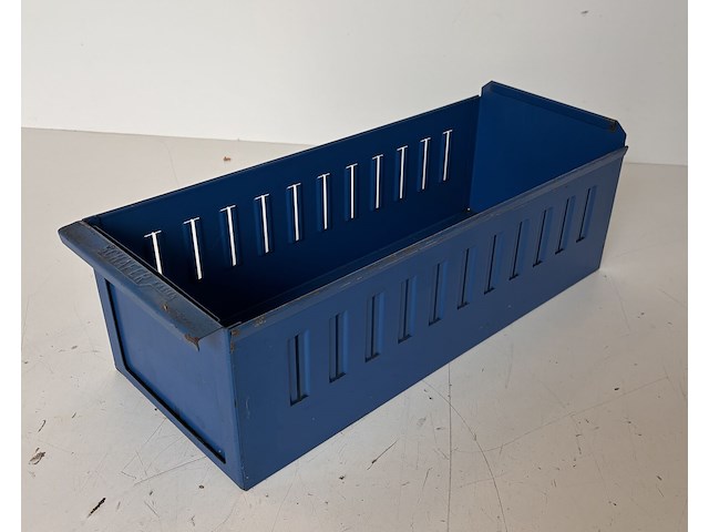 Set van 70 gebruikte metalen schafer magazijnbakken - afbeelding 3 van  5