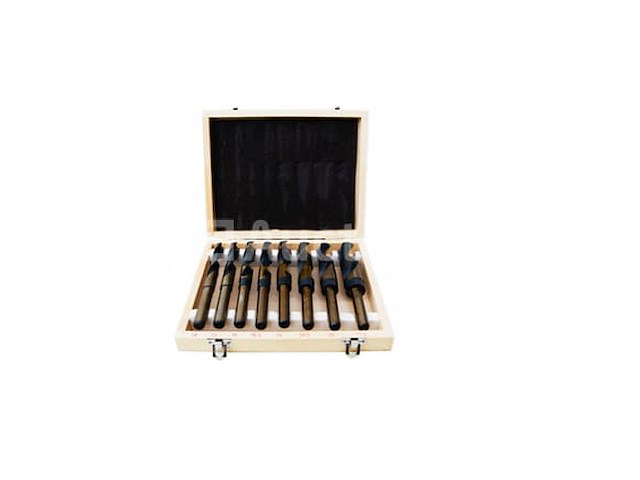 Set van 8 kobalt hss bits (metaal) falon-tech - afbeelding 1 van  2