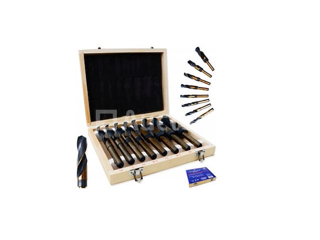 Set van 8 kobalt hss bits (metaal) falon-tech - afbeelding 2 van  2