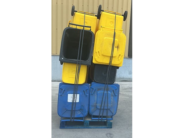 Set van 8 rolrotainers 240l - afbeelding 3 van  6