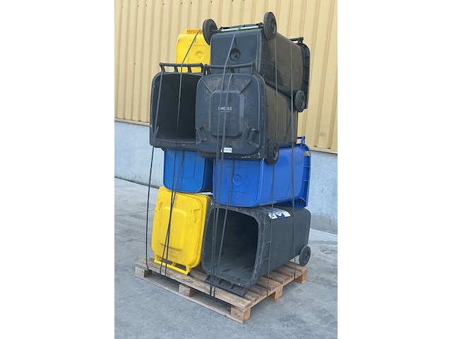 Set van 8 rolrotainers 240l - afbeelding 1 van  4