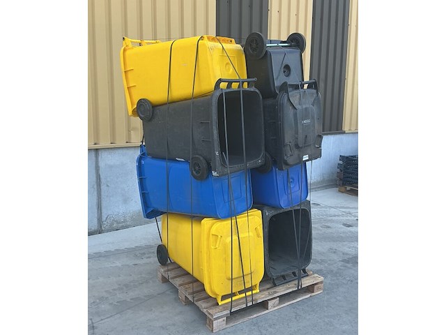 Set van 8 rolrotainers 240l - afbeelding 2 van  4