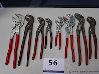 Set van 8 waterpomptangen - knipex - diverse maten - afbeelding 1 van  3