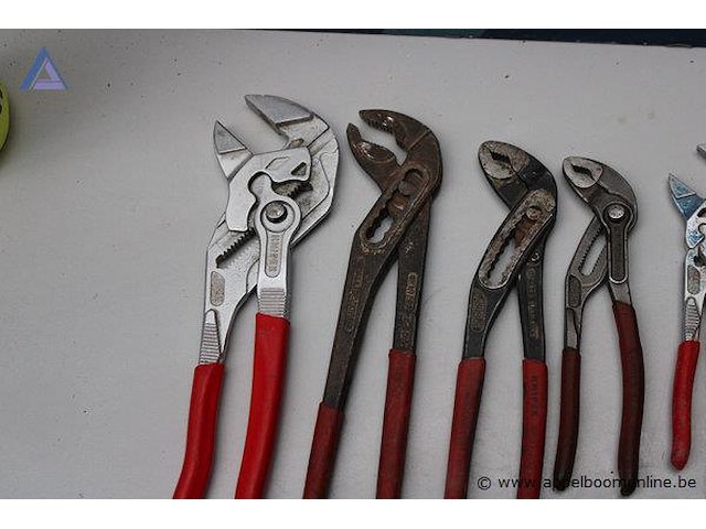 Set van 8 waterpomptangen - knipex - diverse maten - afbeelding 2 van  3