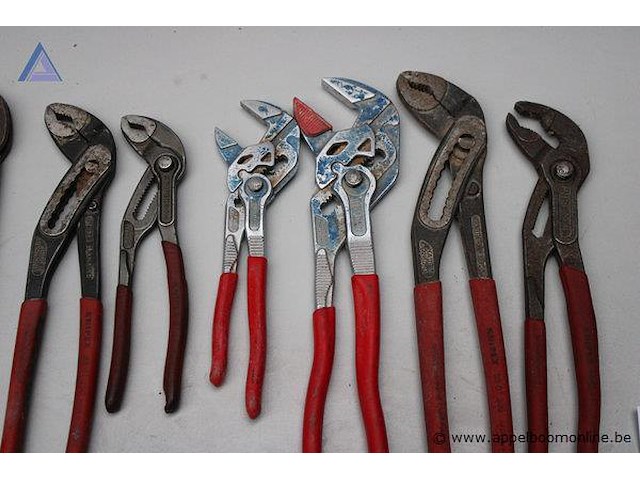 Set van 8 waterpomptangen - knipex - diverse maten - afbeelding 3 van  3