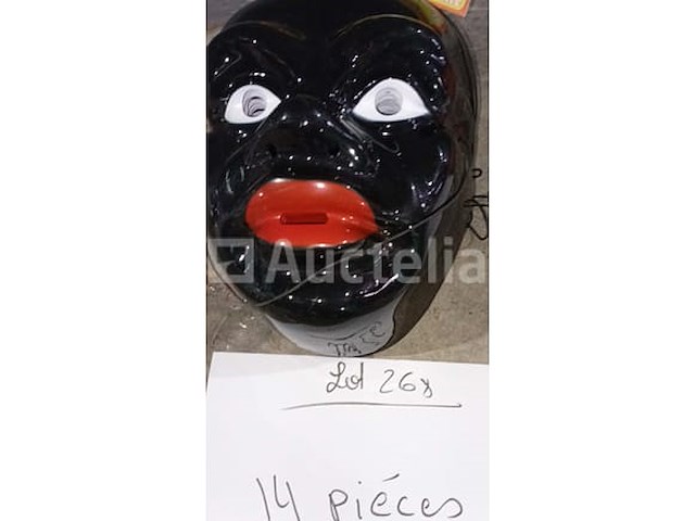 Set van 9 carnival anonymous maskers - nieuw set van 14 carnavalsmaskers - nieuw set van 5 gilles de binche-maskers - nieuw set van 3 carnavalsmaskers - nieuw set van 30 carnival pirate eye patch packs - nieuw set van 50 carnival pirate eye patch packs - nieuw set van 6 carnival pirate dive accessoirepakketten - nieuw - afbeelding 8 van  8