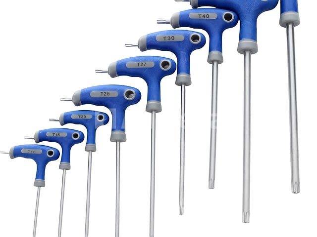 Set van 9 kraft&dele torx-sleutels - afbeelding 1 van  3