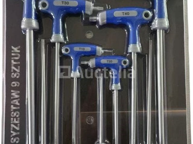 Set van 9 kraft&dele torx-sleutels - afbeelding 3 van  3