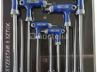 Set van 9 kraft&dele torx-sleutels - afbeelding 3 van  3